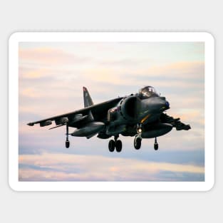 RAF Harrier landing Sticker